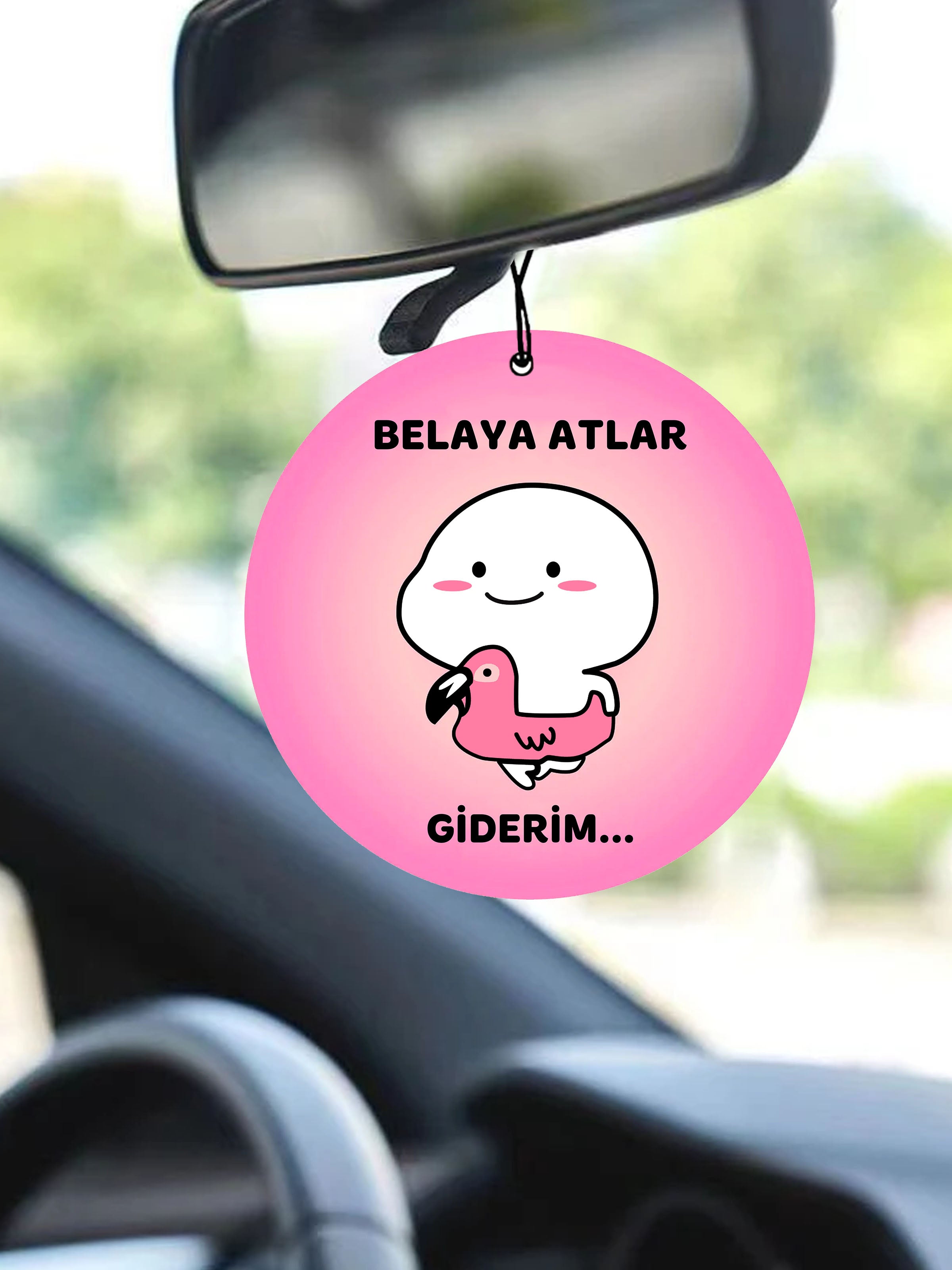 BELAYA ATLAR GİDERİM TASARIMLI OTO KOKUSU